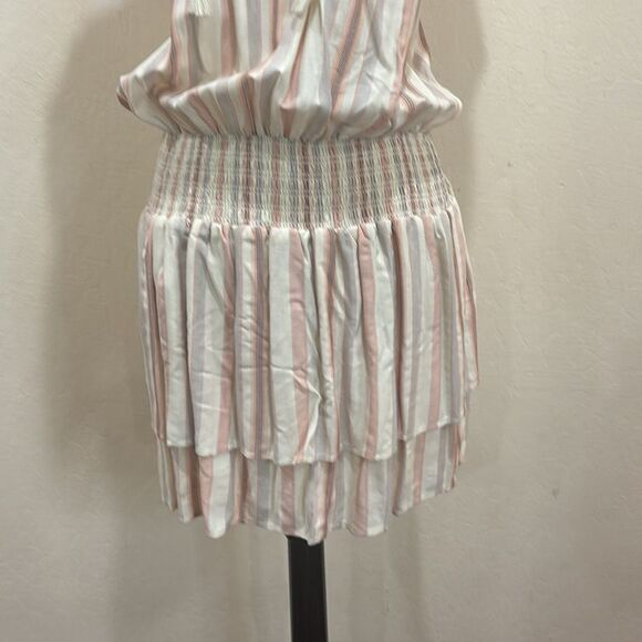 Paige Cristina Striped Mini Dress ~ Ecru / Multi ~ S ~ Revolve - Picture 8 of 13